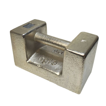 Wzorzec masy klasy M1 - 10 kg - żeliwo niklowane